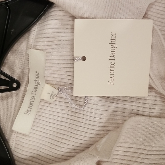 💕FAVORITE DAUGHTER💕 The Heartbreak Cardigan ~ Ivory Small S NWT - Picture 8 of 9